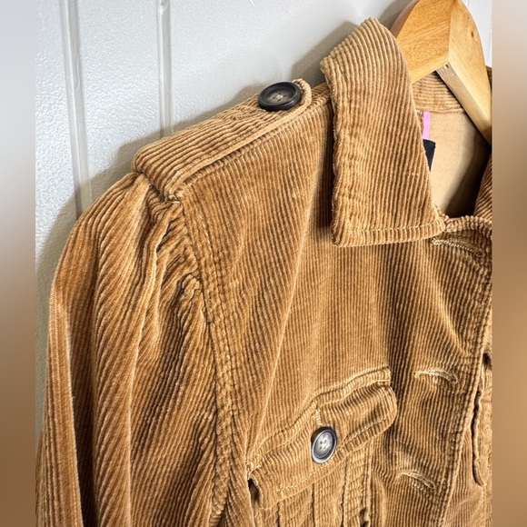 Kut from the Kloth Women's Camel Corduroy Jacket - Picture 10 of 15